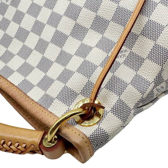 Louis Vuitton  Artsy MM Damier Azur Hobo Bag White - Picture 5 of 16